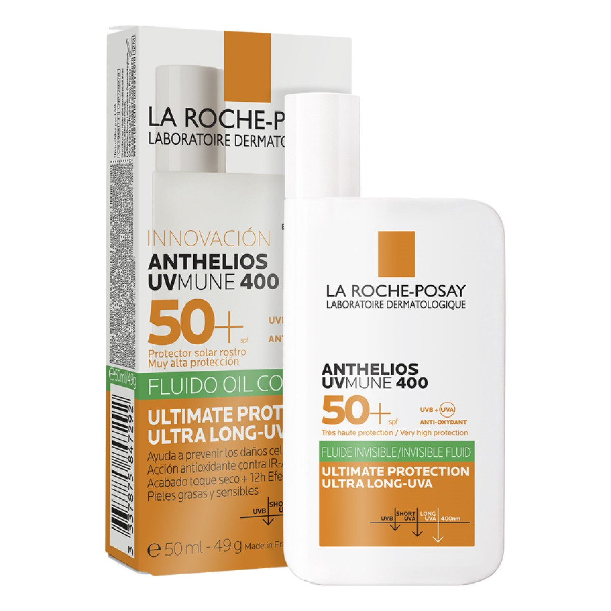Anthelios Uv Mune 400 Oil Control Fps 50+ 50Ml